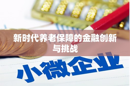 晋宁新时代养老保障的金融创新与挑战