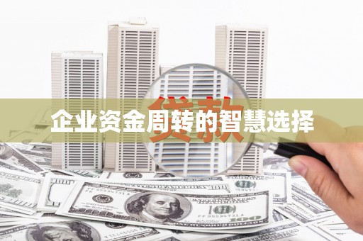 晋宁企业资金周转的智慧选择