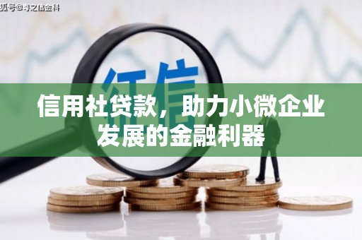 晋宁信用社贷款，助力小微企业发展的金融利器