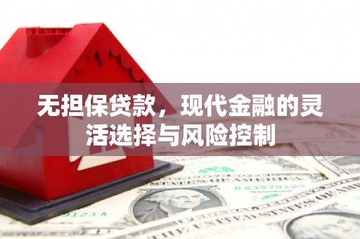 晋宁无担保贷款，现代金融的灵活选择与风险控制