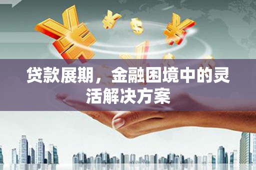 晋宁贷款展期，金融困境中的灵活解决方案