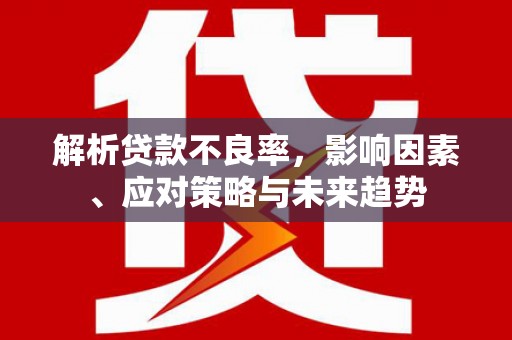 晋宁解析贷款不良率，影响因素、应对策略与未来趋势