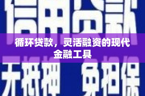 晋宁循环贷款，灵活融资的现代金融工具