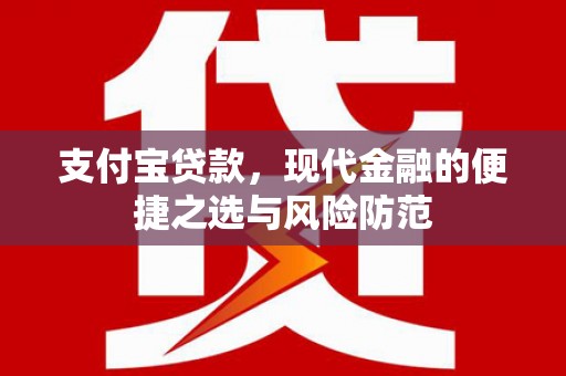 晋宁支付宝贷款，现代金融的便捷之选与风险防范