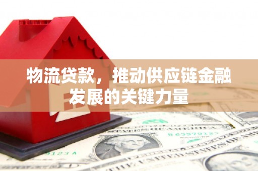 晋宁物流贷款，推动供应链金融发展的关键力量