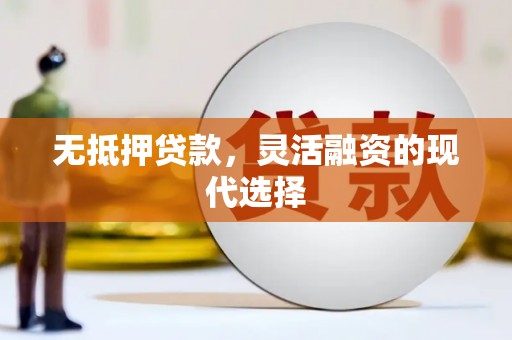晋宁无抵押贷款，灵活融资的现代选择