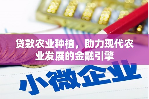 晋宁贷款农业种植，助力现代农业发展的金融引擎