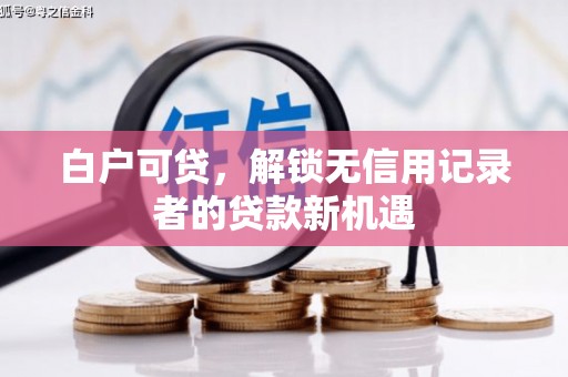 晋宁白户可贷，解锁无信用记录者的贷款新机遇