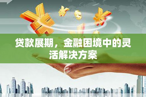 晋宁贷款展期，金融困境中的灵活解决方案