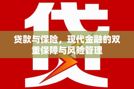 晋宁贷款与保险，现代金融的双重保障与风险管理