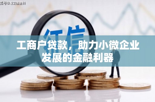 晋宁工商户贷款，助力小微企业发展的金融利器