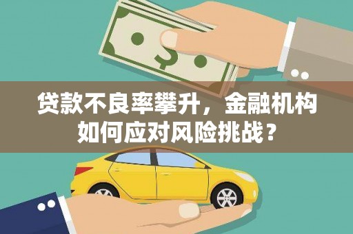 晋宁贷款不良率攀升，金融机构如何应对风险挑战？