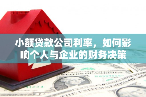 晋宁小额贷款公司利率，如何影响个人与企业的财务决策