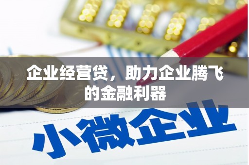 晋宁企业经营贷，助力企业腾飞的金融利器