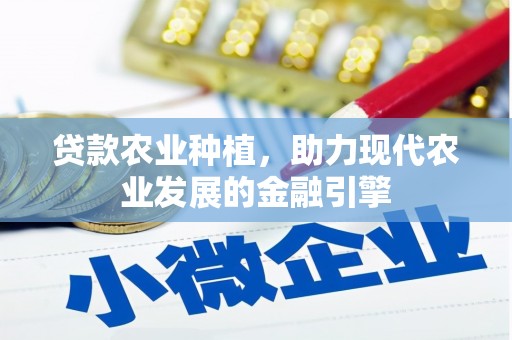 晋宁贷款农业种植，助力现代农业发展的金融引擎