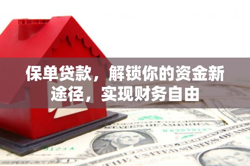 晋宁保单贷款，解锁你的资金新途径，实现财务自由