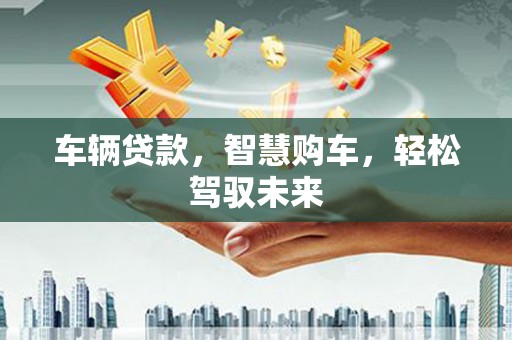 晋宁车辆贷款，智慧购车，轻松驾驭未来